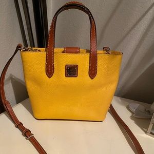 Sunflower yellow Dooney & Bourke crossbody bag